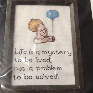 Vintage life counted cross stitch kit New